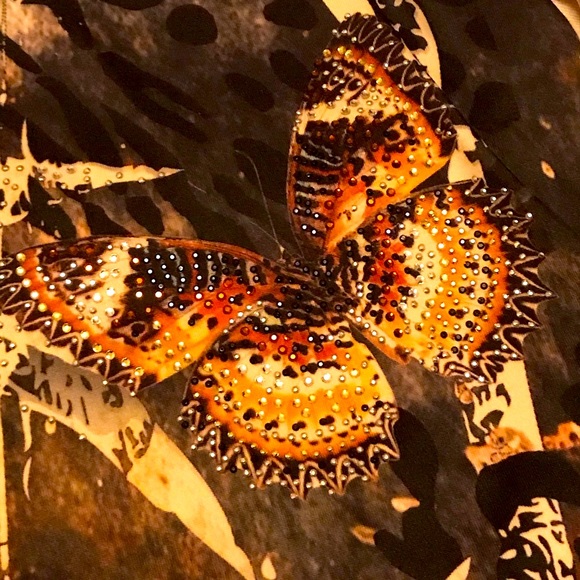 jess & jane Tops - COPY - 🍍orange and tan top blouse 👚